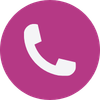 Logo telefono con sfondo fucsia